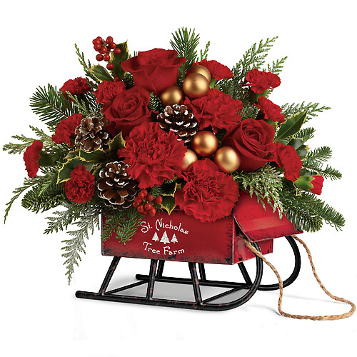 Vintage Sleigh Bouquet