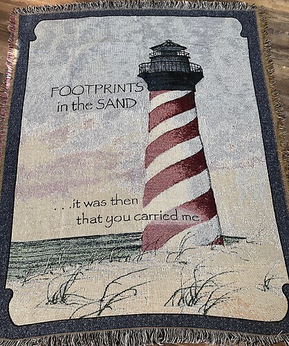 Footprints Throw