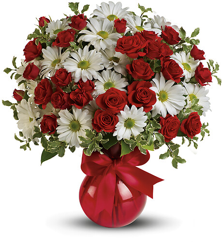 Red, White And You Bouquet