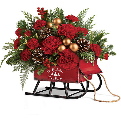 Vintage Sleigh Bouquet