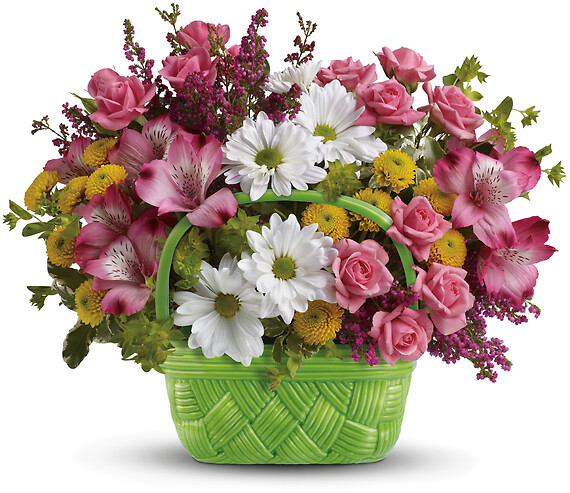 Basket Of Beauty Bouquet